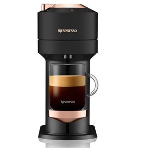 NIB Nespresso vertuo next deluxe matte black rose gold